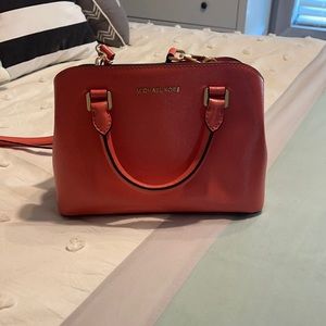 Coral Michael Kors purse